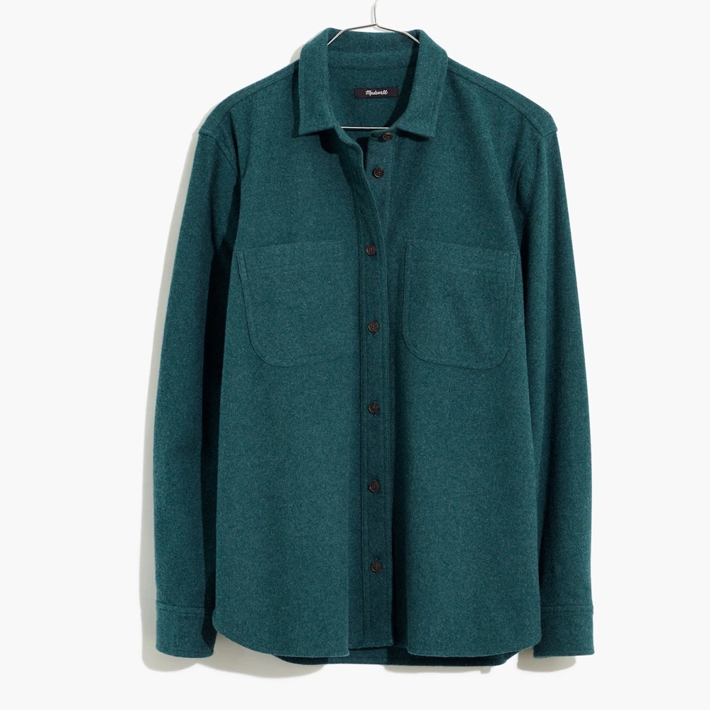 Madewell Flannel Oversized Ex-Boyfriend Swing Shirt sz M
